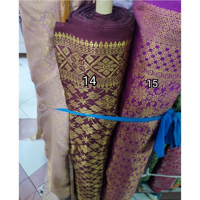 kain songket semi palembang/bahan songket semi palembang