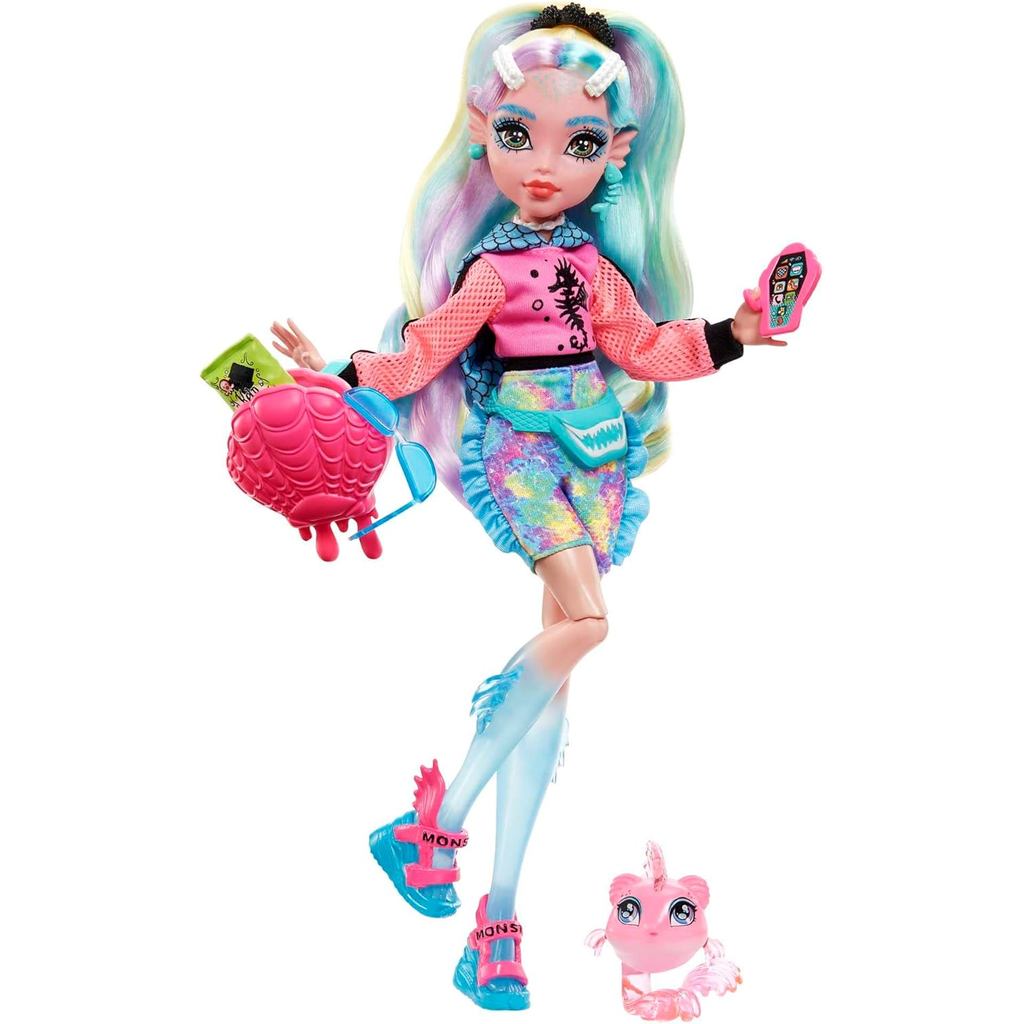 Monster High Doll, Lagoona Blue with Colorful Streaked Hair in Signature Look