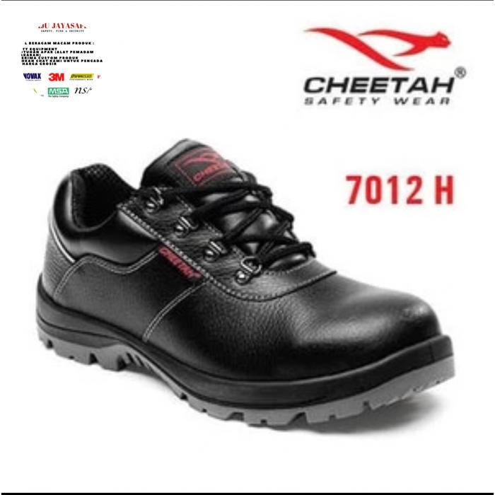 Spesial Produk Pilihan Sepatu Cheetah 7012H Original Sepatu Safety Cheetah Model Pendek Tali Pasti