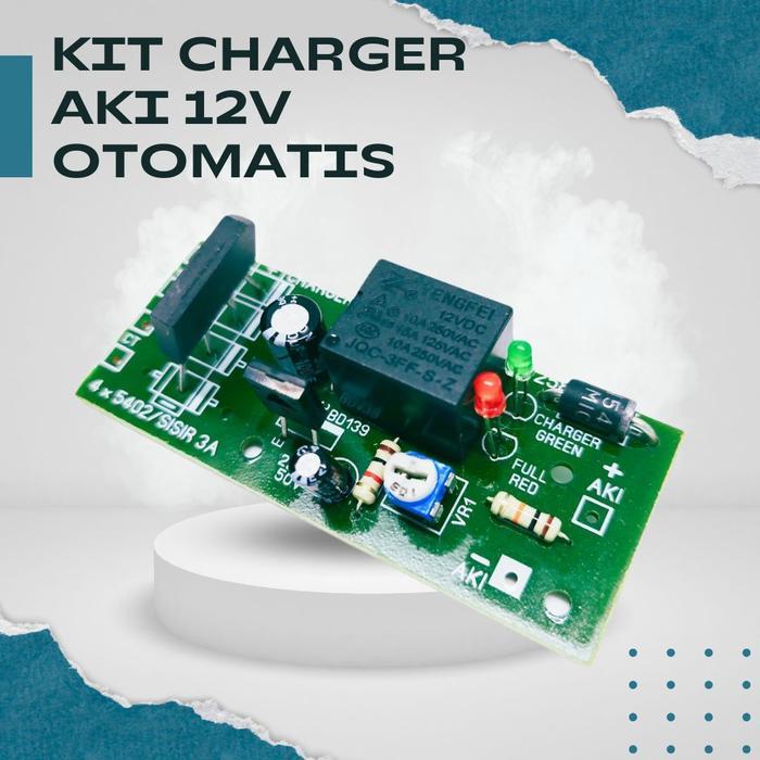 Modul Cas Aki Otomatis Kit Charger 12V dengan Fitur Cut Off