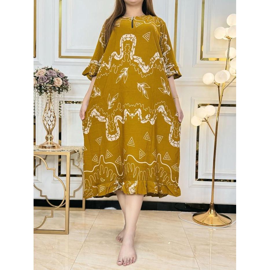 Dress FNS KODE PRE ORDER PESONA SPESIAL LIVE BAHAN RAYON SUPER BY DRESS FNS Casual Gamis Wanita Midi