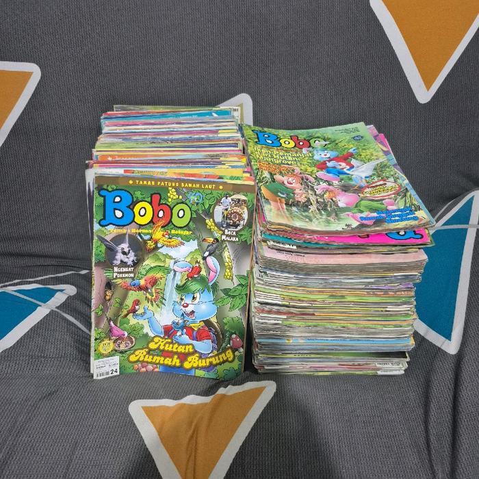 Paket 50 Bonus 2 Majalah Bobo Random Berbagai Edisi Buku Cerita Komik Dongeng Anak Books