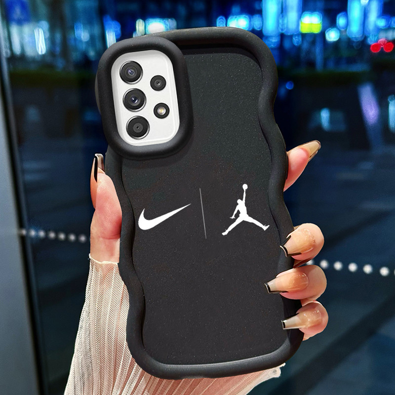 Casing Hp Untuk Samsung A52 4G A52 5G A52s Case Olahraga Pria Cesing Kasing Macaron Glossy gelombang