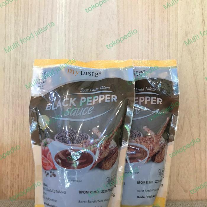 Saus Blackpepper Steak / Saus Bumbu Lada Hitam My Taste Halal Gercep