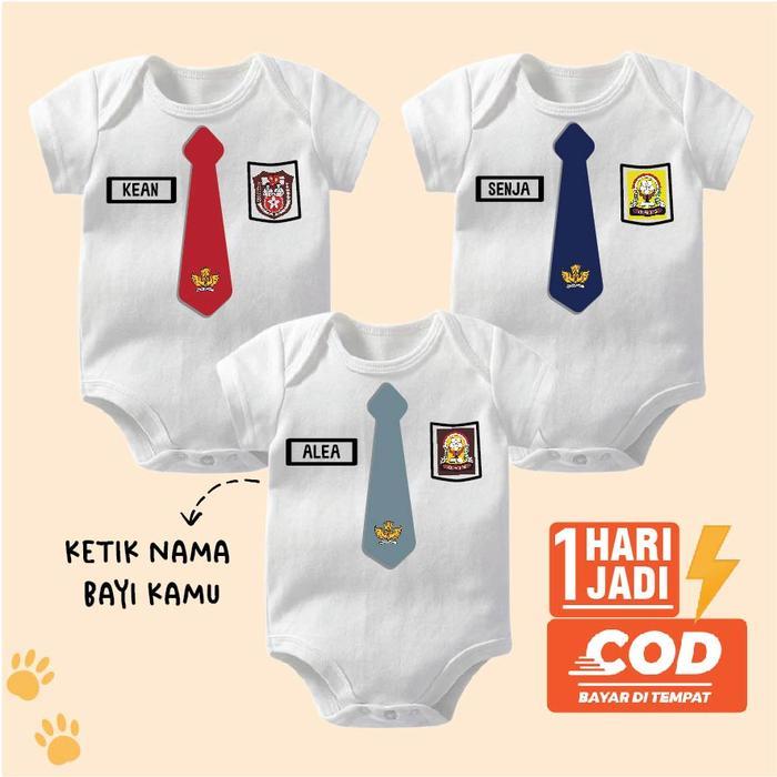 Jumpsuit Baju Seragam Bayi SD SMP SMA Kostum Baju Bayi *
