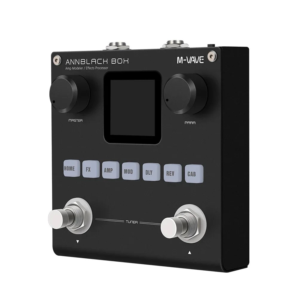 M-VAVE Blackbox / Annblack box Guitar / Bass AMP Modeler Multi Effects Processor Rechargeable for