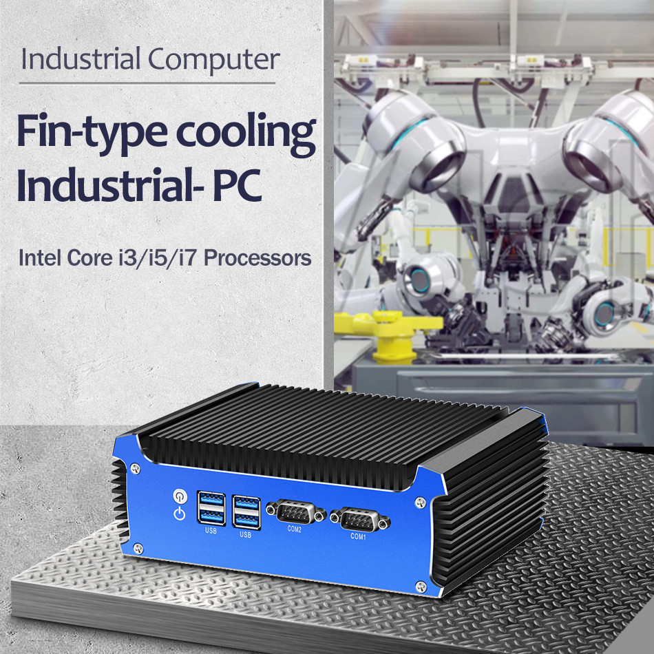 . Mini Pc Fanless Dual Lan Core I5 5200U I3 5005U Celeron 2955U 2*Com -