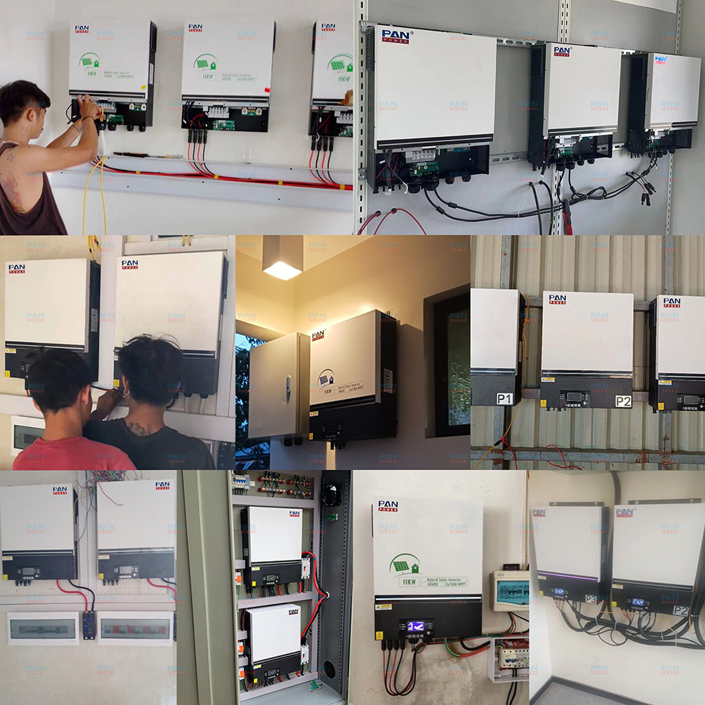 . 48V 220V 230V 10Kw 10.2Kw Hybrid Solar Inverter -
