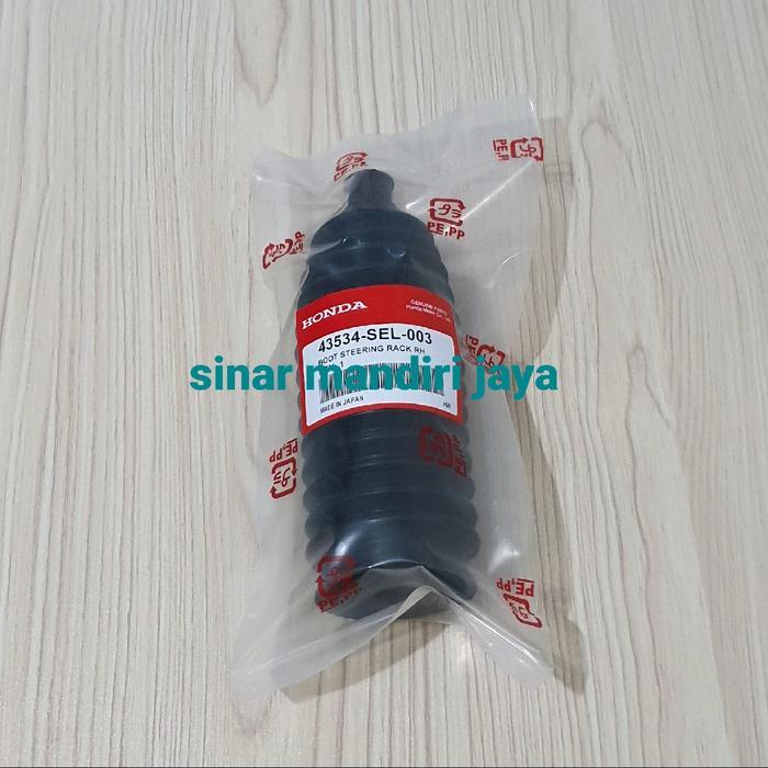 KARET BOOT STEER STIR KARET RACK END HONDA JAZZ 2004 2005 2006 2007 2008 KANAN ASLI