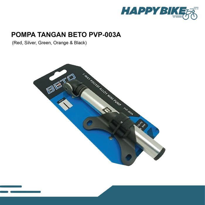 Beto Pompa Ban Sepeda Lipat Road Bike Mtb Pvp-003A 120Psi Pompa Tangan Mini