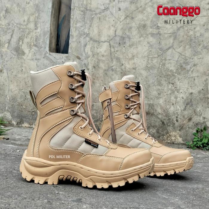 Sepatu pdl tactical safety boots terbaru caanggo militery