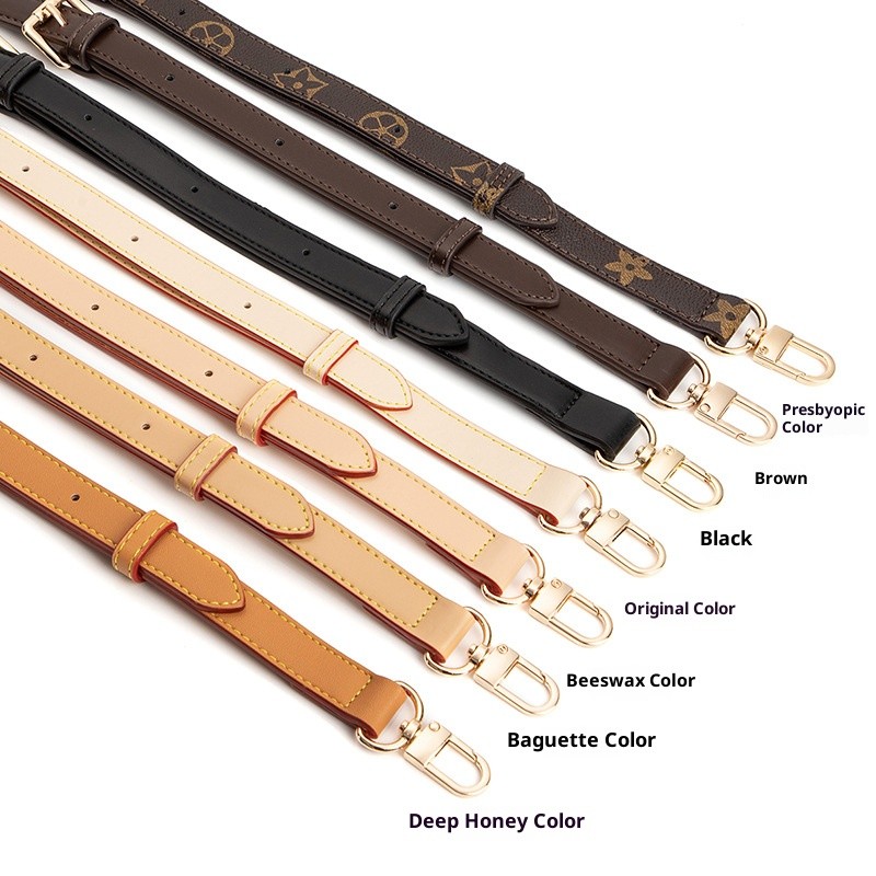 Replacement Synthetic Leather Bag Straps for LV Speedy 20 25 30 Shoulder Straps Ajustable Crossbody