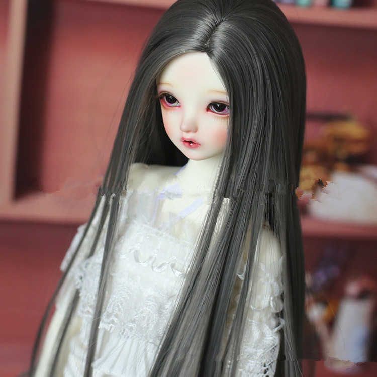 1/3 1/4 Bjd hair High Temperature Long Straight Bjd Wig SD For BJD Doll accessories Wig