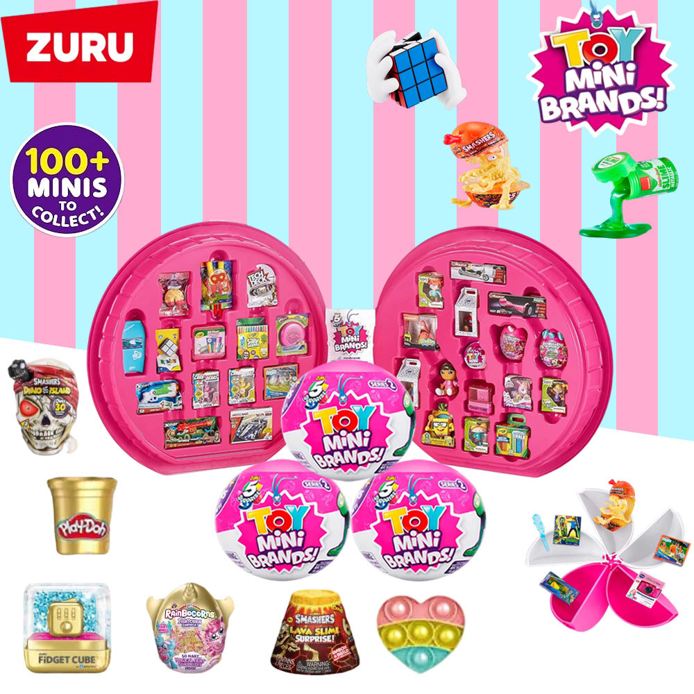 ZURU 5 Surprise Ball Mini Brands Supermarket Shopping Scene Miniature Capsule Toy Figurines