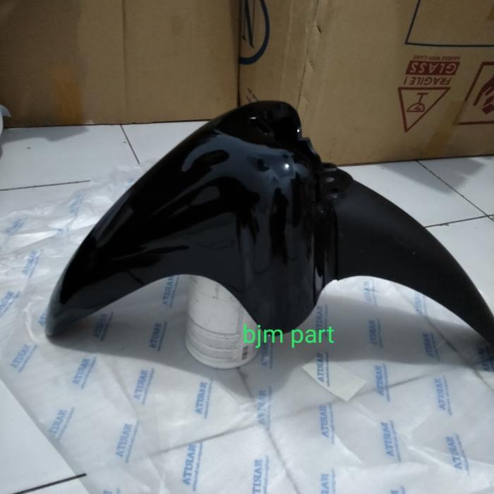 spakbor depan Supra x 125 lama 2006 hitam