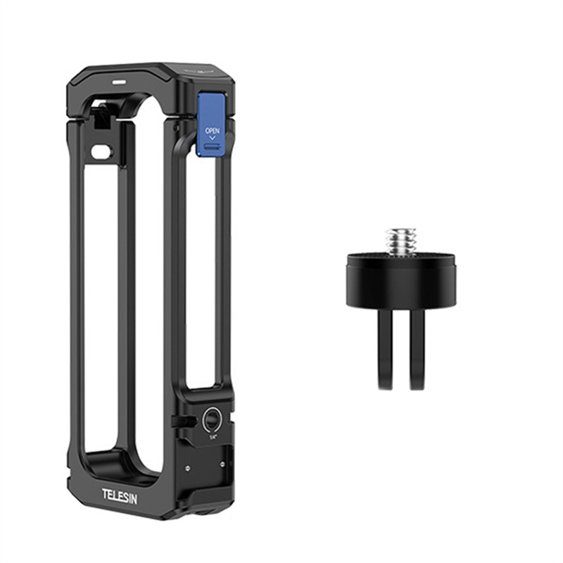 Terbaru TELESIN Aluminum Alloy Vlogging Frame For X4 Camera For Enhanced Durability And Performance 