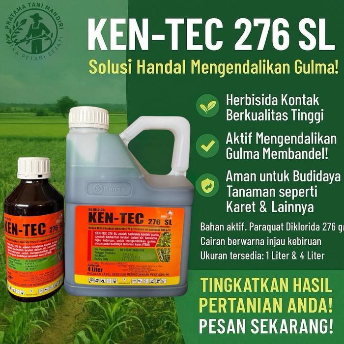 ` KEN-TEC 276SL HERBISIDA KONTAK PENGENDALI GULMA