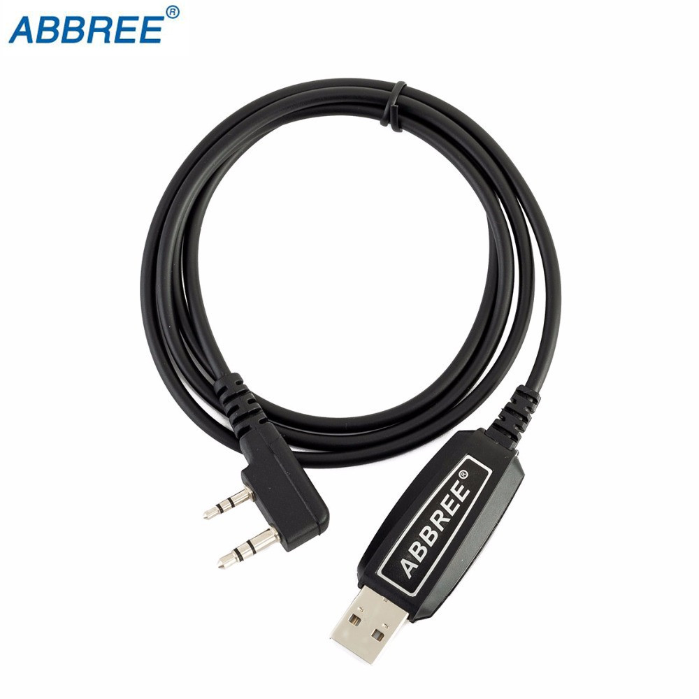 Abbree USB Programming Cable Win XP/Win7/Win8/Win10 for ABBREE AR-F5 AR-F2 AR-F6 AR-F8 AR-889G Walki