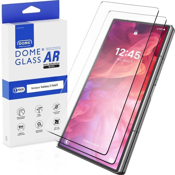 [ANTI REFLECTIVE] Whitestone Dome AR Tempered Glass Compatible For Samsung Galaxy Fold7 Fold 7 -