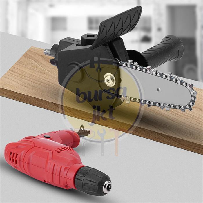 GERGAJI LISTRIK MATA BOR CHAIN SAW ELEKTRIK DRILL GERGAJI POTONG KAYU SERUTAN KAYU