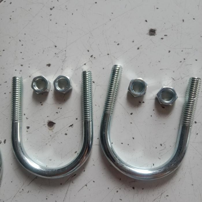 u bolt galvanis m3/8x11/2, m10x37