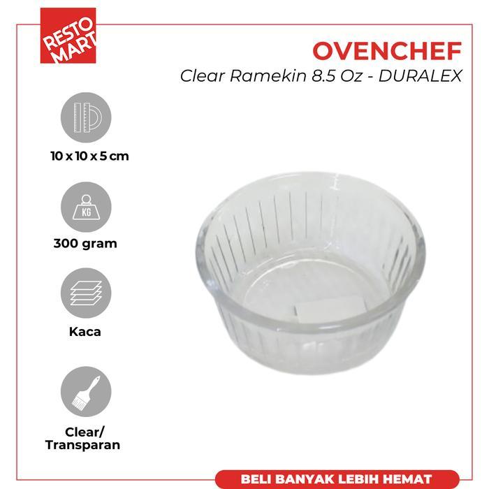 Ovenchef Clear Ramekin 8.5 oZ DURALEX Kaca (2063125)