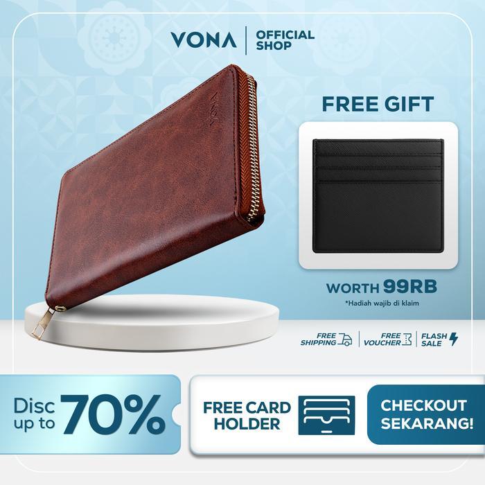 Oneda Bag - Moza Wallet - Dompet Wanita Lipat 2 Panjang Bahan Kulit Sintetis