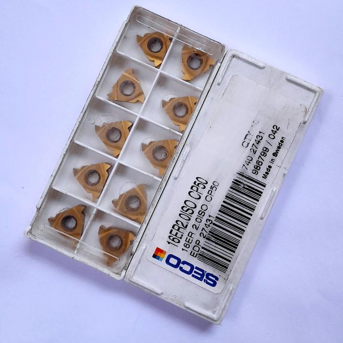 Insert ulir 16ER Insert 16ER 2.0 ISO Inser ulir luar 16ER 2.0 ISO