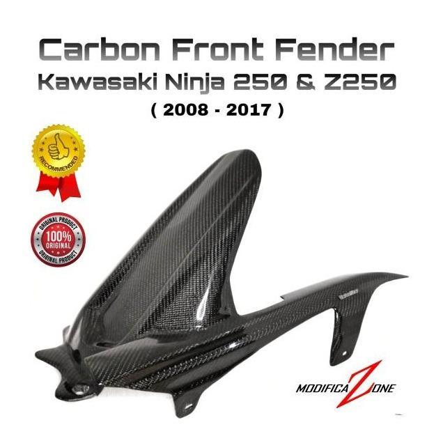 Carbonstar : Hugger Carbon Ninja250 Ninja250Fi Z250 -Not Spakbor Velg