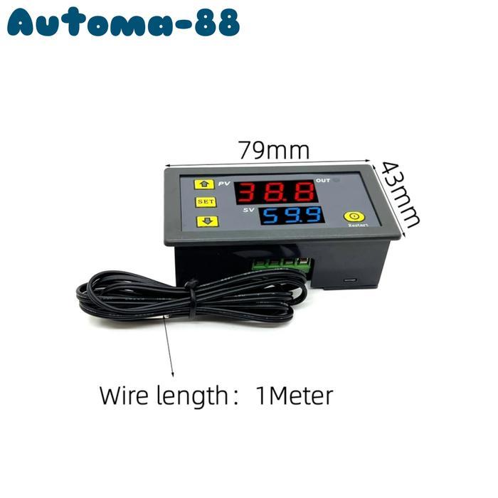 W3230 DIGITAL THERMOSTAT TEMPERATURE SWITCH AC 220V DC 12V 24V W-3230