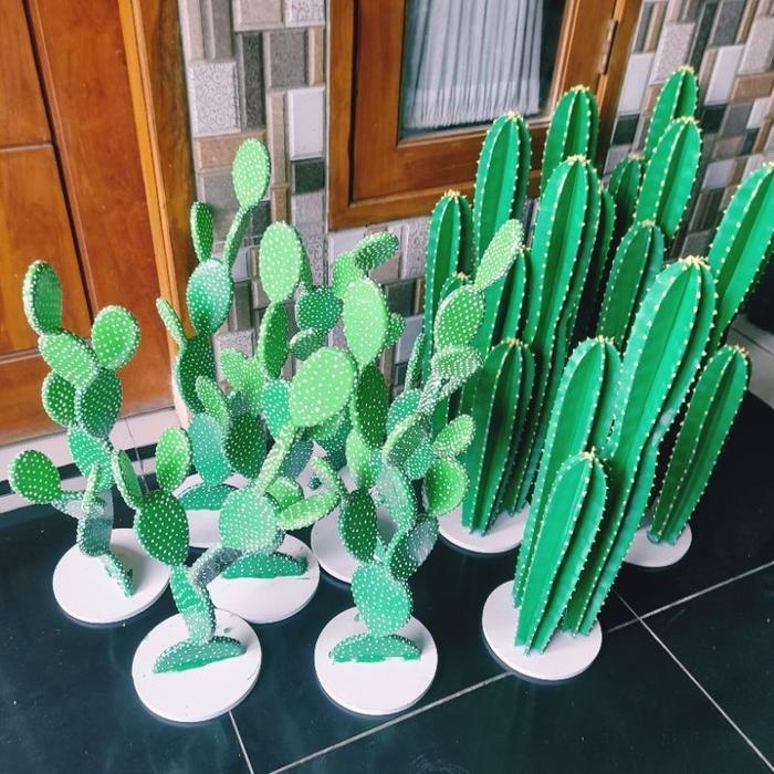 Kaktus Jumbo Koboi Plastik Kaktus Hias Artificial