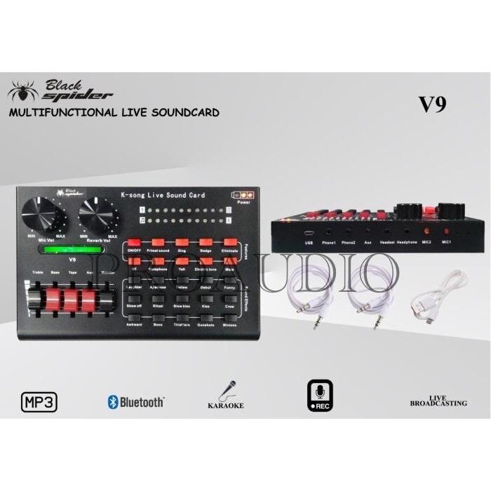 soundcard V9 black spider (original)