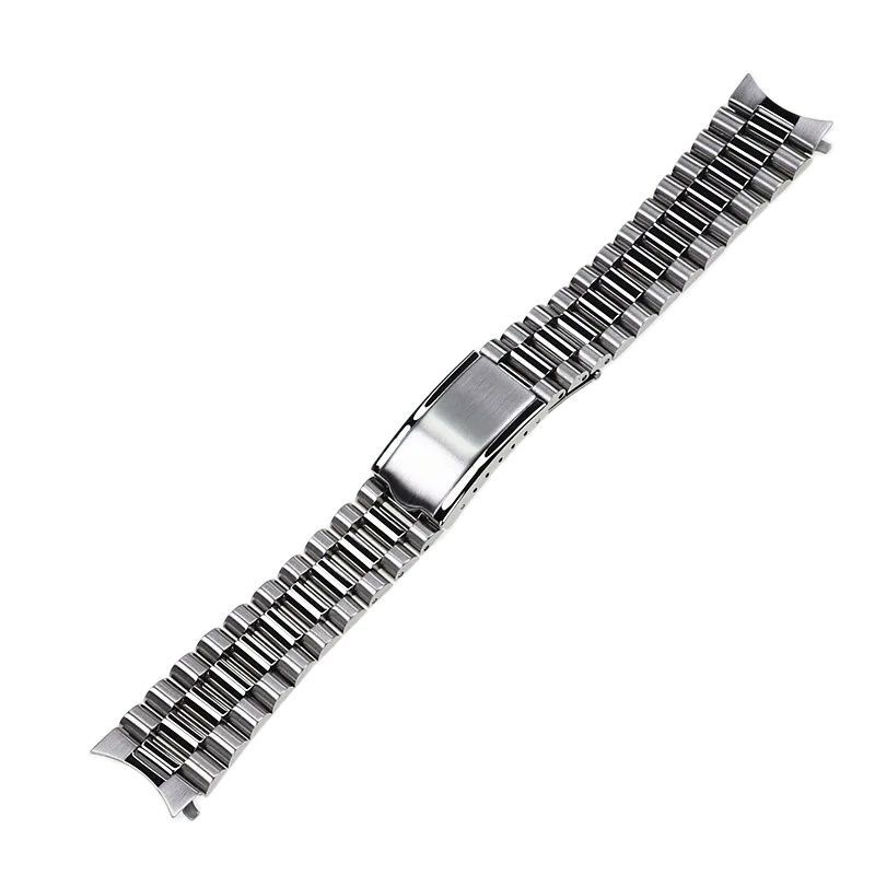 19mm Stainless Steel Presidential Watch Band For Sxns Snxs79 5 Snxs79k1 Snxs77k Snxs73 Snx79j1 Watch