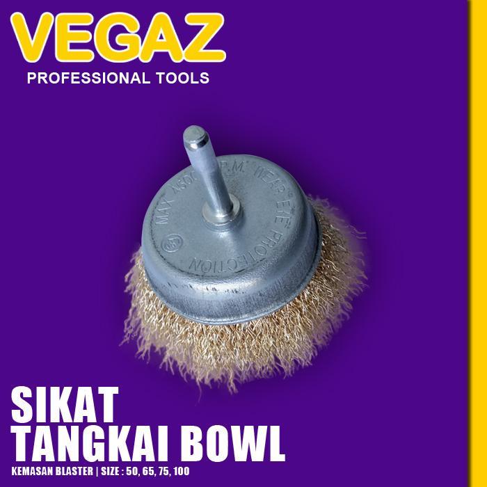 VEGAZ - Bor Sikat Kawat Bowl Sikat Besi Sikat Kawat Besi Sikat Mata Bor Besi