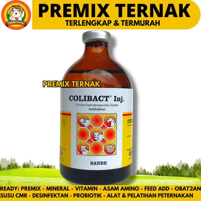 COLIBACT INJ 100ML COLIBACT 50ML OBAT ANTIBIOTIK PENCERNAAN HEWAN SAPI