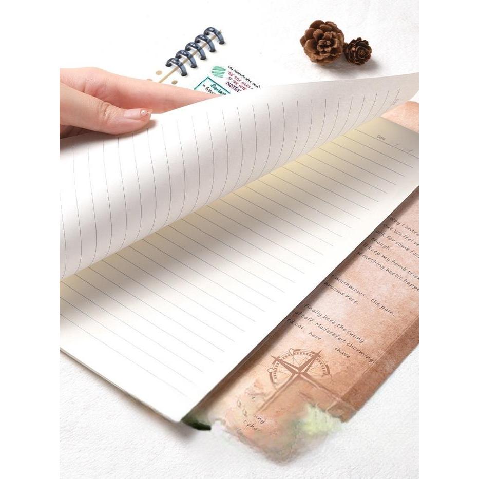 Binder Note Book B5 Spiral Notebook Warna Pastel Soft Cover 60 Lembar Buku Catatan Aesthetic Binder