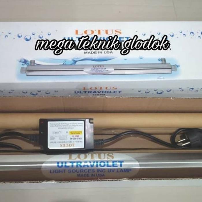 Lampu UV 8 GPM LOTUS LAMPU ULTRAVIOLET REVERSE OSMOSIS AIR MINUM DEPOT