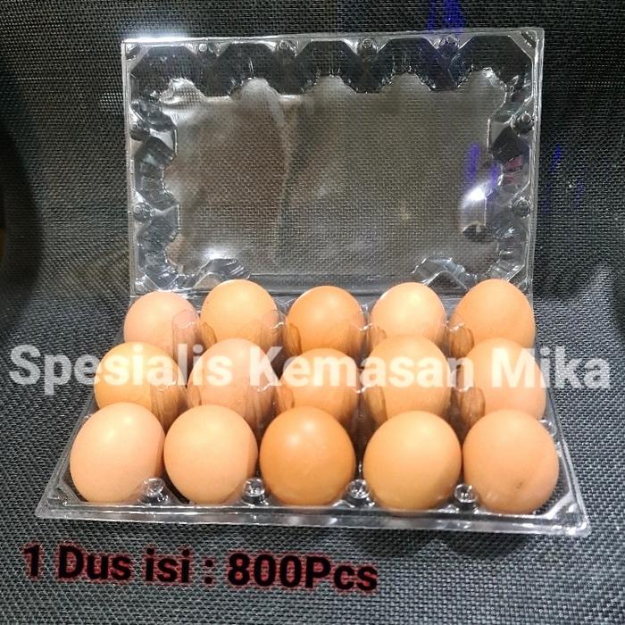 Promo Mika Telur / Egg Tray / Tray Telur Isi 15 Butir Sudah Ada Pengunci. Original