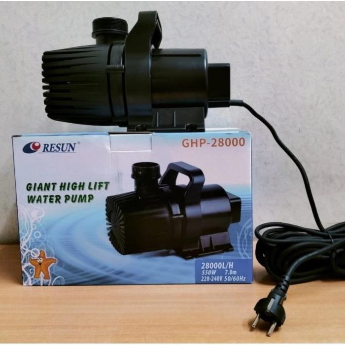 mesin pompa air kolam ikan koi resun celup air GHP 28000