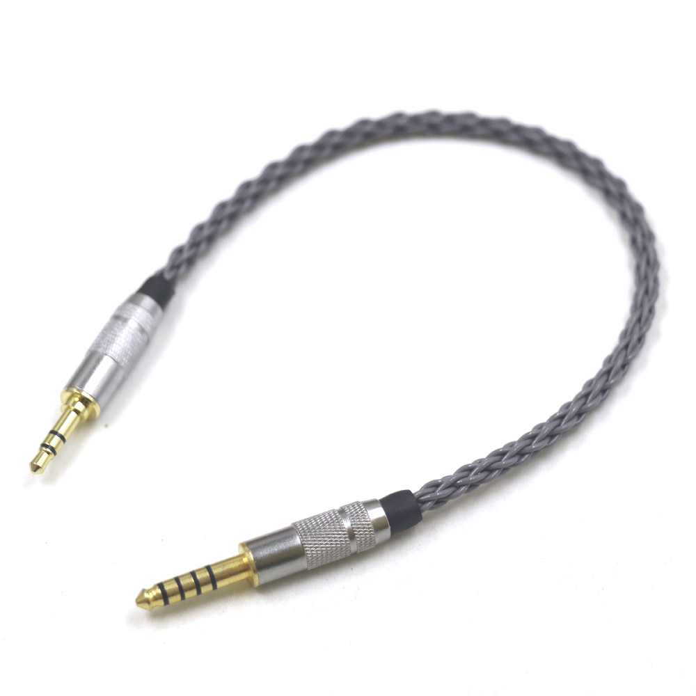 Hifi 4.4mm to 3.5mm Audio cable Silver plated 4.4mm Balance to 3.5 mm aux jack Balanced Audio