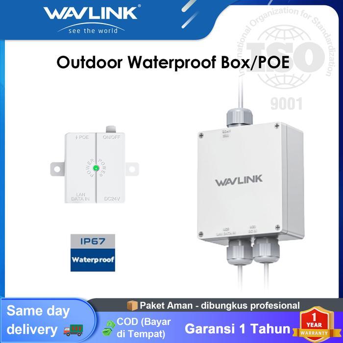 Wavlink Outdoor Enclosure For Poe Injectors, Ip67 Weatherproof Box, Exclusively Designed For Wavlink