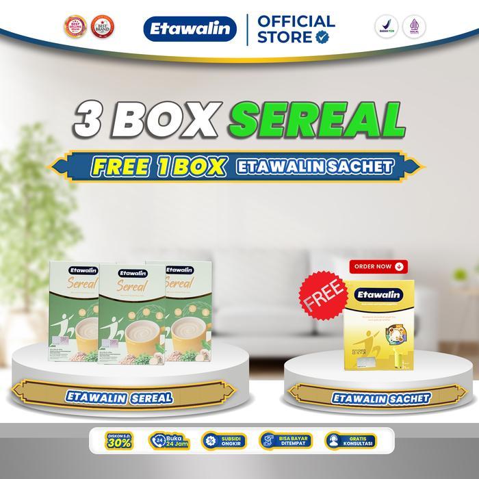 BELI 3 BOX SEREAL dapat 1 ETAWALIN SACHET II SUSU KAMBING ETAWA ASLI II SUSU ETAWALIN ORIGINAL I