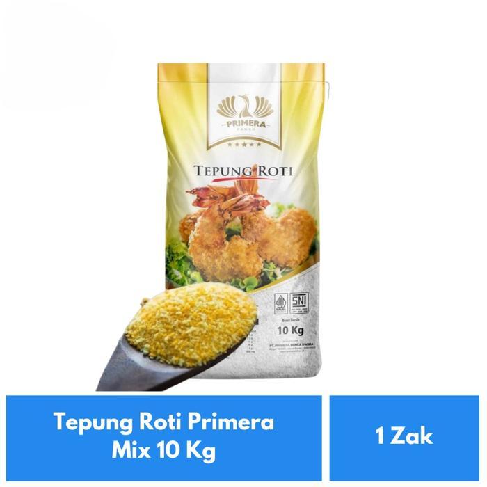 Primera Tepung Roti Panir MIX Panko 10 kg Kualitas Premium Halus untuk Katsu Risoles Roti Goreng