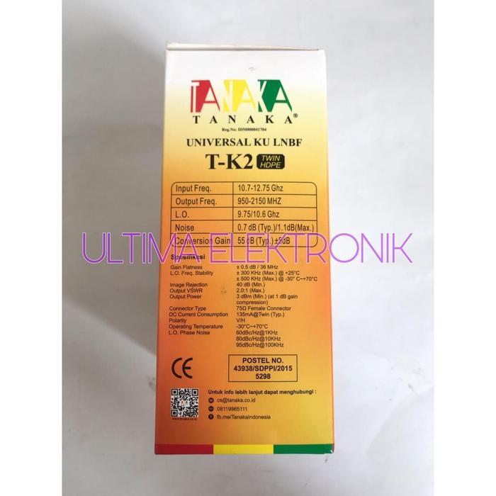 Terlaris Lnb Ku Tanaka Monoblock Tk 2 Untuk 2 Lnb 2 Receiver Best Quality