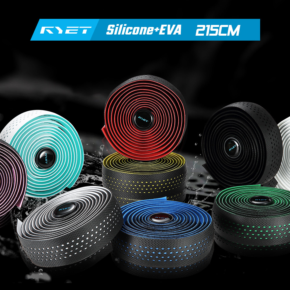 RYET Road Bike Bar Tape - Gel Padding, Anti-Slip & Shock Absorption Handlebar Wrap, Durable