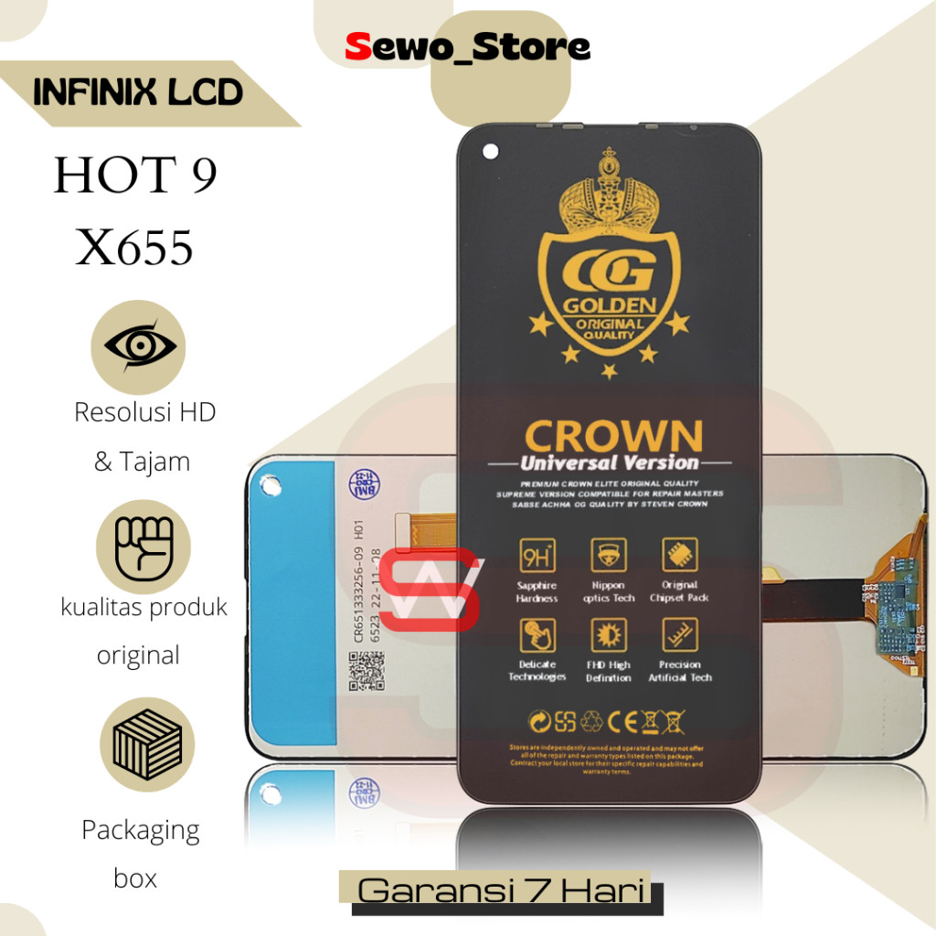PREMIUM LCD TOUCHSCREEN VIVO Y12 / 1904 COMPLETE ORIGINAL