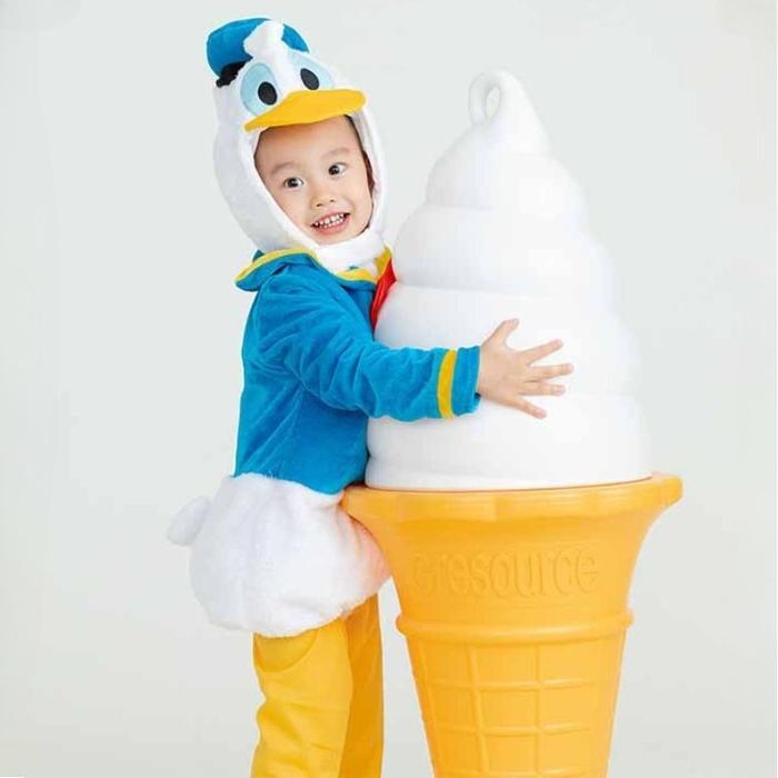Kid Size Donald Duck Cosplay Costume Cartoon Mascot Character Anime Stage Show Clothes Party Costume
