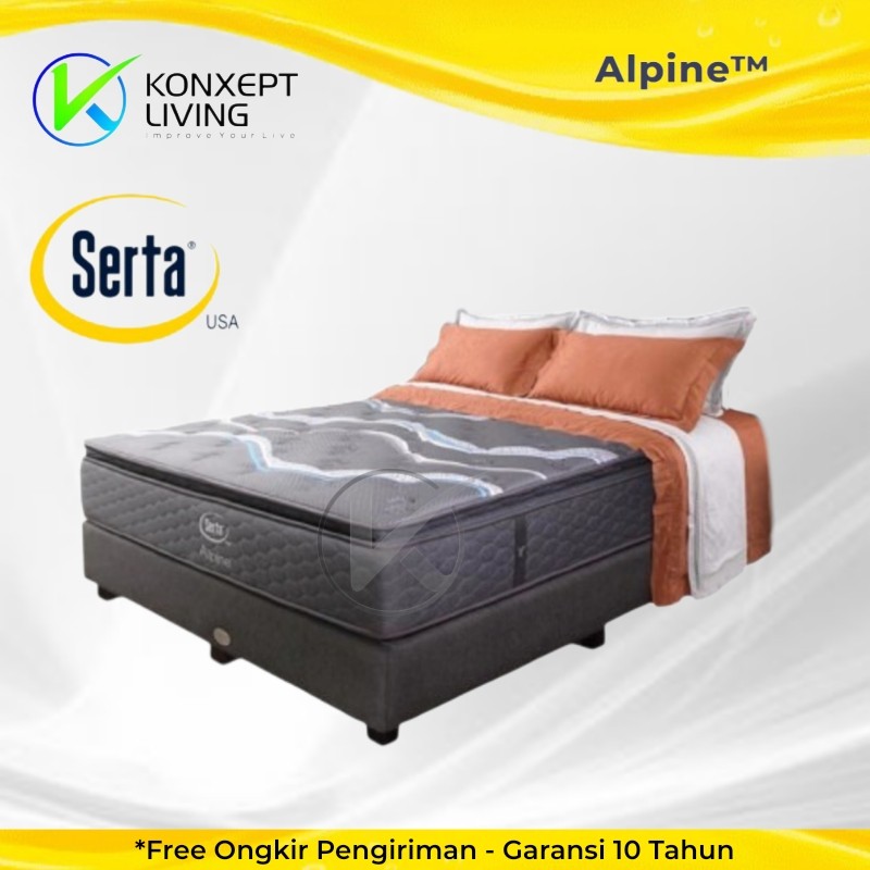 Serta Springbed Alpine TM Ukuran 120x200 Fullset Tanpa Sandaran
