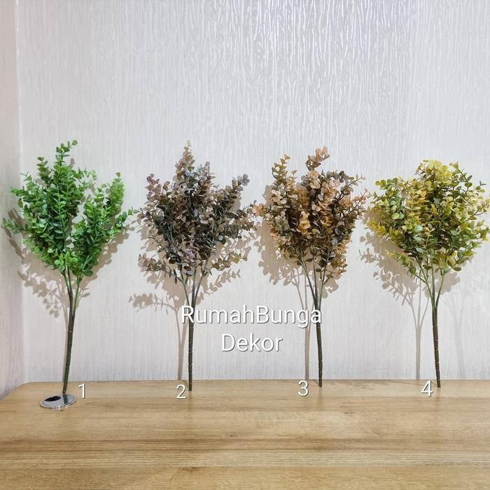 Ada Stok Daun Eucalyptus Cinerea Silver Dollar Artificial