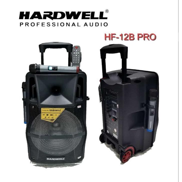 Speaker Aktif 12 inch Portable Hardwel hf 12bPro hf12b Pro Wireless